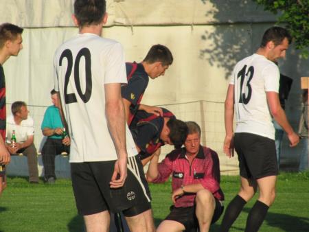 Nogometna tekma NK Teleing - KMN Old Boys MS, maj 2014 11